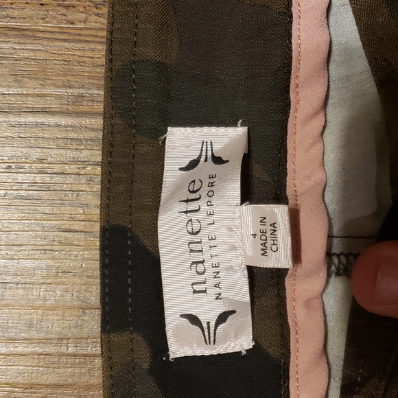 Nanette lepore camouflage stretch skinny crop pants - Picture 3 of 5